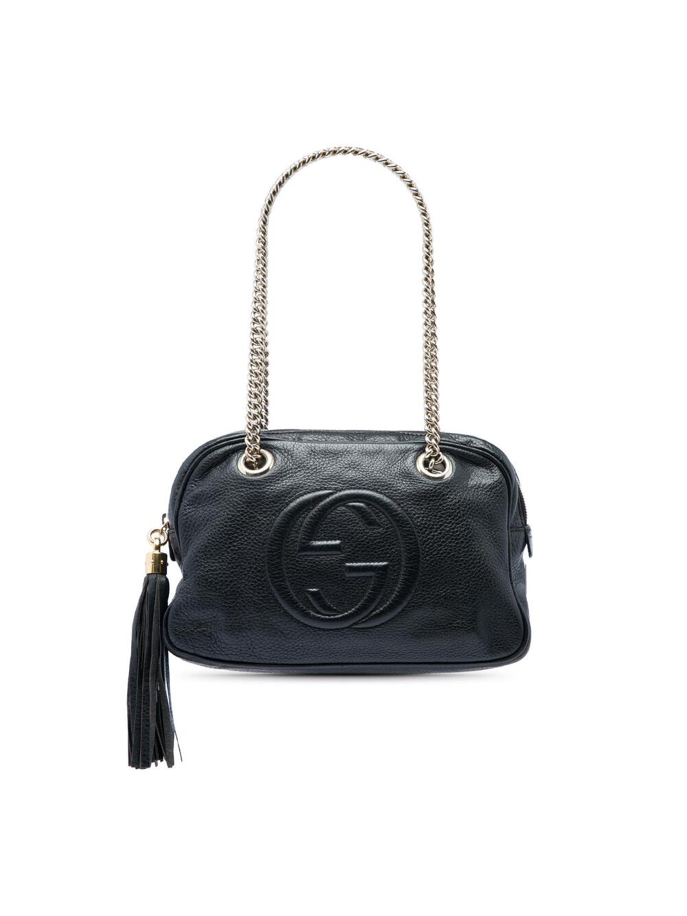 Gucci Pebbled Calfskin Soho Chain Zip #344730G68B